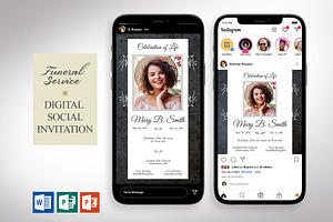 Graystone Funeral Digital Invitation