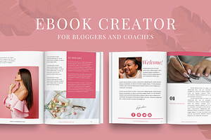 ROSE - Ebook Workbook Canva Template