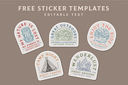Vintage Outdoor Line Art Badge, an Object Graphic by Sandewo (Thumbnail 8 of 13)