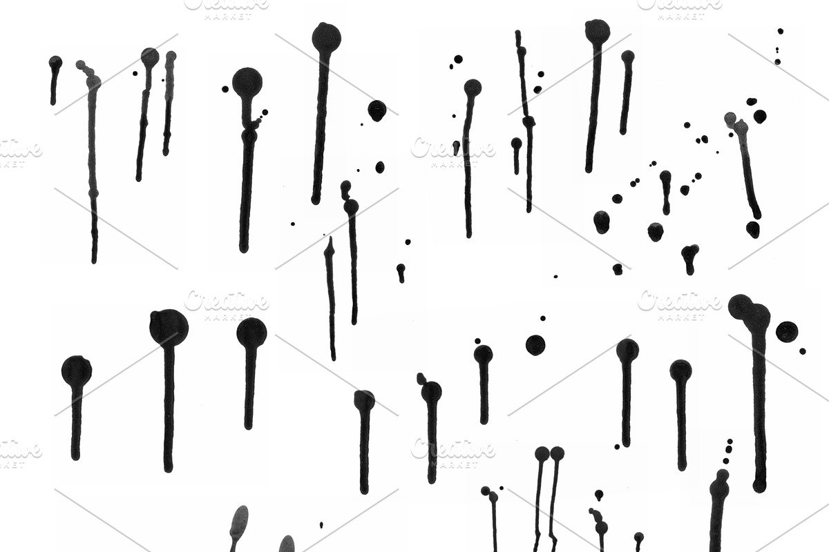 Drippy Brushes - 40 Dripping Brushes preview 3