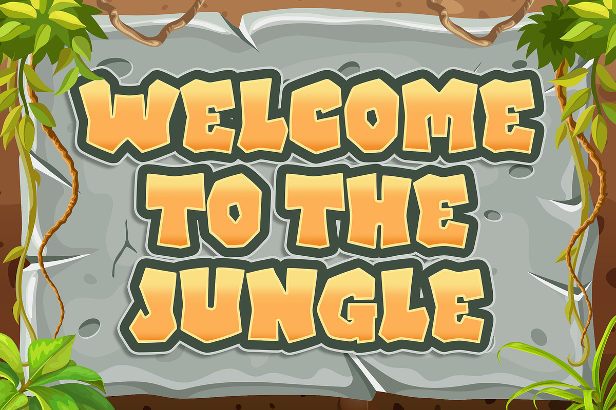 Comic Stone a Bouncy Playful Font, a Font by Blankids Studio (Photo 2 of 7)