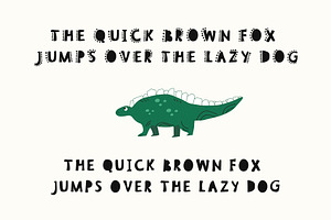 DINO Font - Playful Kid's Font