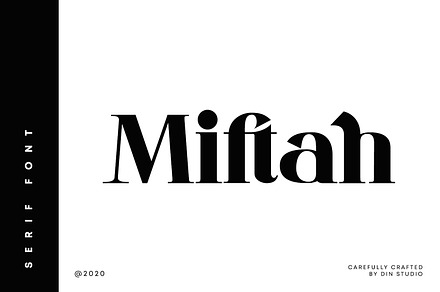 Miftah-Modern Serif Font, a Serif Font by din-studio.com