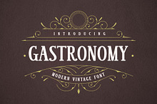 Gastronomy Modern Vintage Serif Font