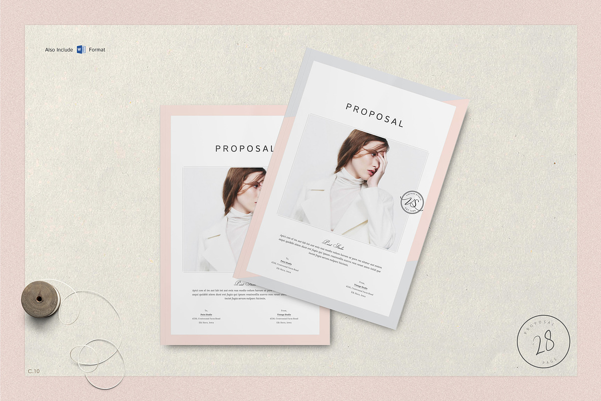 Proposal Template, a Brochure Template by ThemeDevisers (Photo 1 of 7)