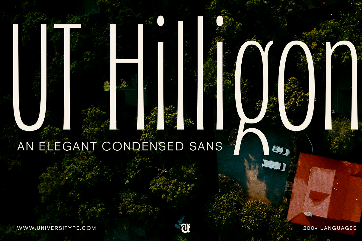 UT Hilligon - An Elegant Font, a Sans Serif Font by Universitype (Photo 1 of 8)