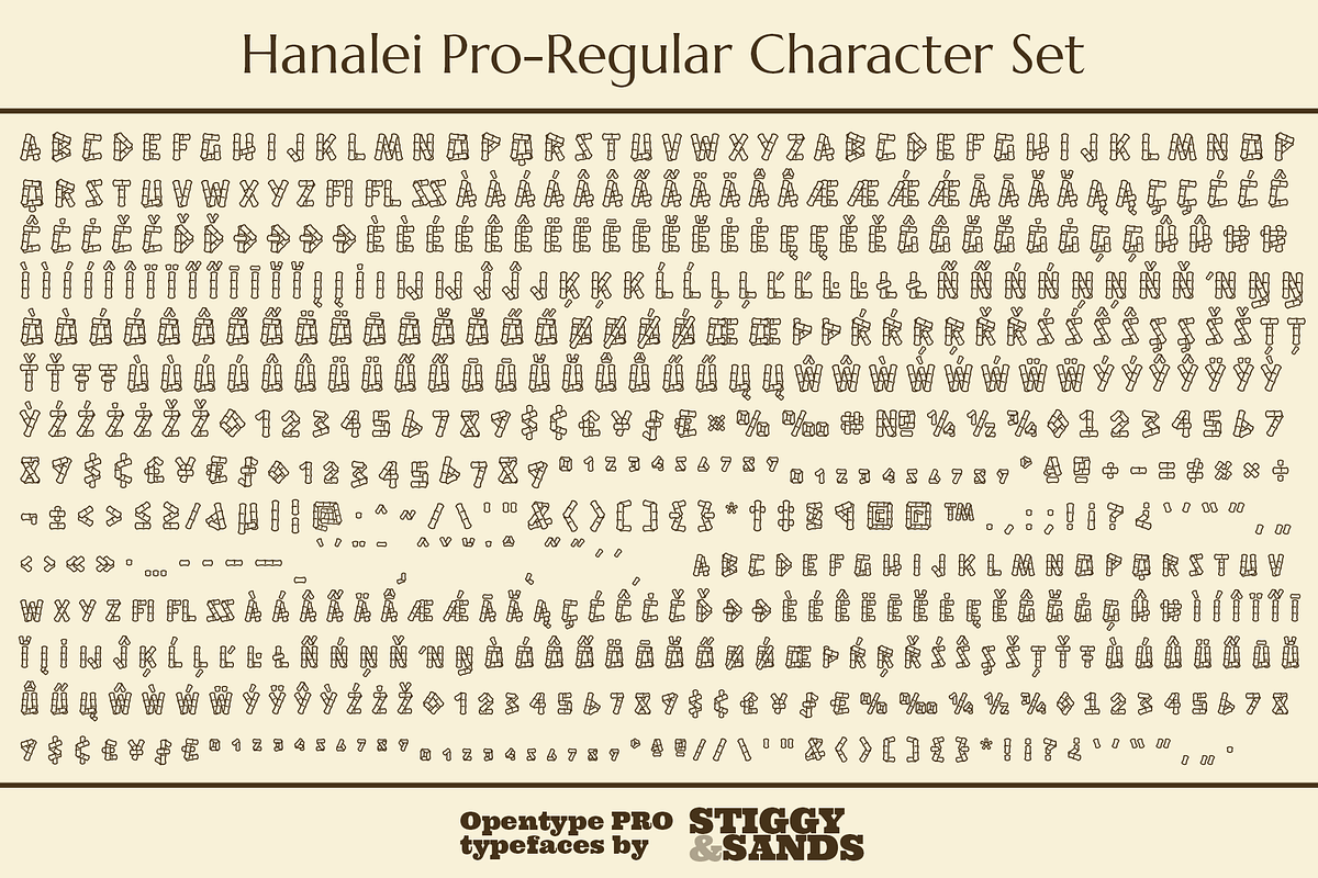 Hanalei Pro Family, a Sans Serif Font by Stiggy & Sands (Photo 9 of 9)