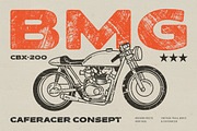 Rushpico - Bold Rough Stamp Font, a Sans Serif Font by Typia Nesia (Thumbnail 6 of 11)