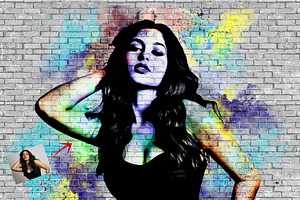 Graffiti Art Photo Effect Template