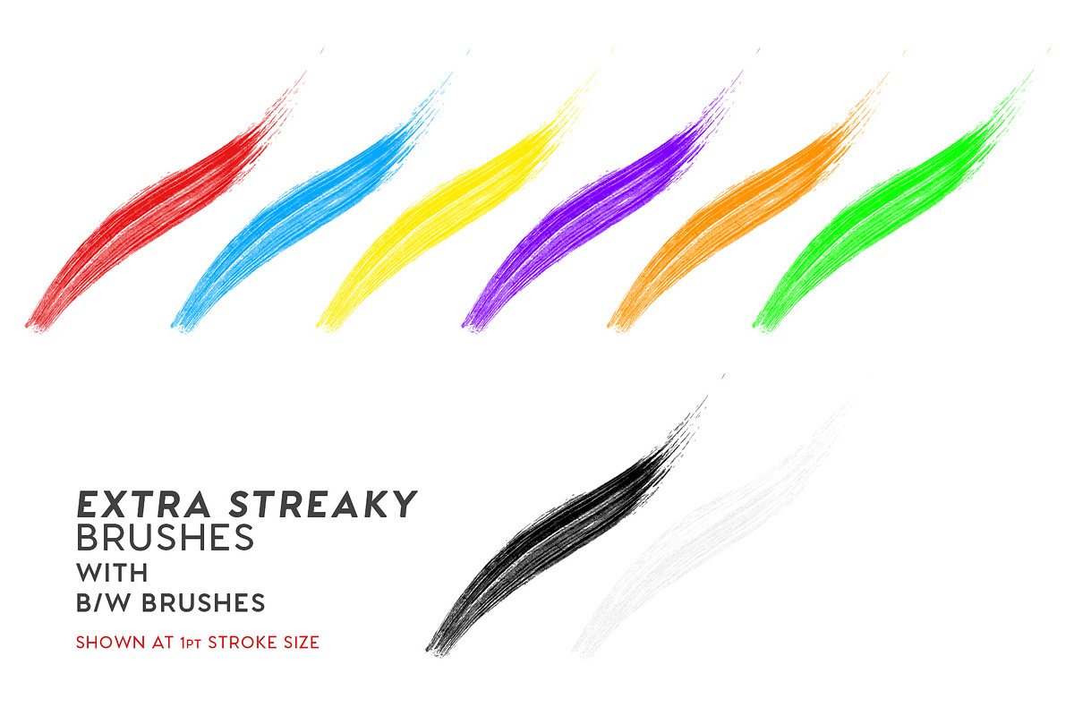 FX PAINT Illustrator Brushes preview 8