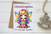 Watercolor Valentine Gnome Clipart, an Illustration by CitraGraphics (Thumbnail 5 of 6)