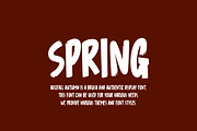 Holifall Autumn - Tropic Font, a Sans Serif Font by Iqsiart Studio (Thumbnail 3 of 6)