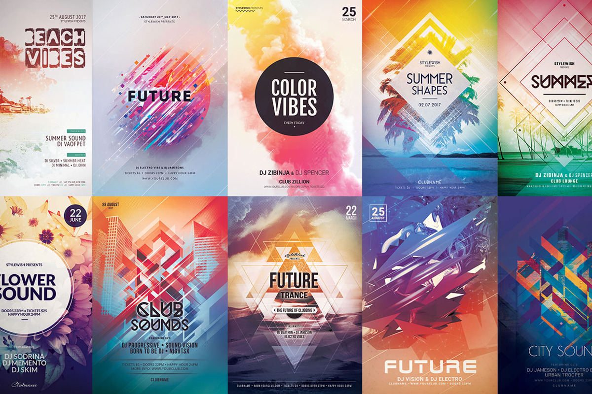 100+ Flyer Templates - Mega Bundle, a Flyer Template by styleWish (Photo 10 of 11)