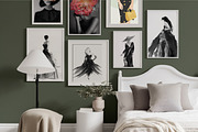 Abstract ink beauty print, a Decorative Illustration by Muzi pear studio (Thumbnail 10 of 10)