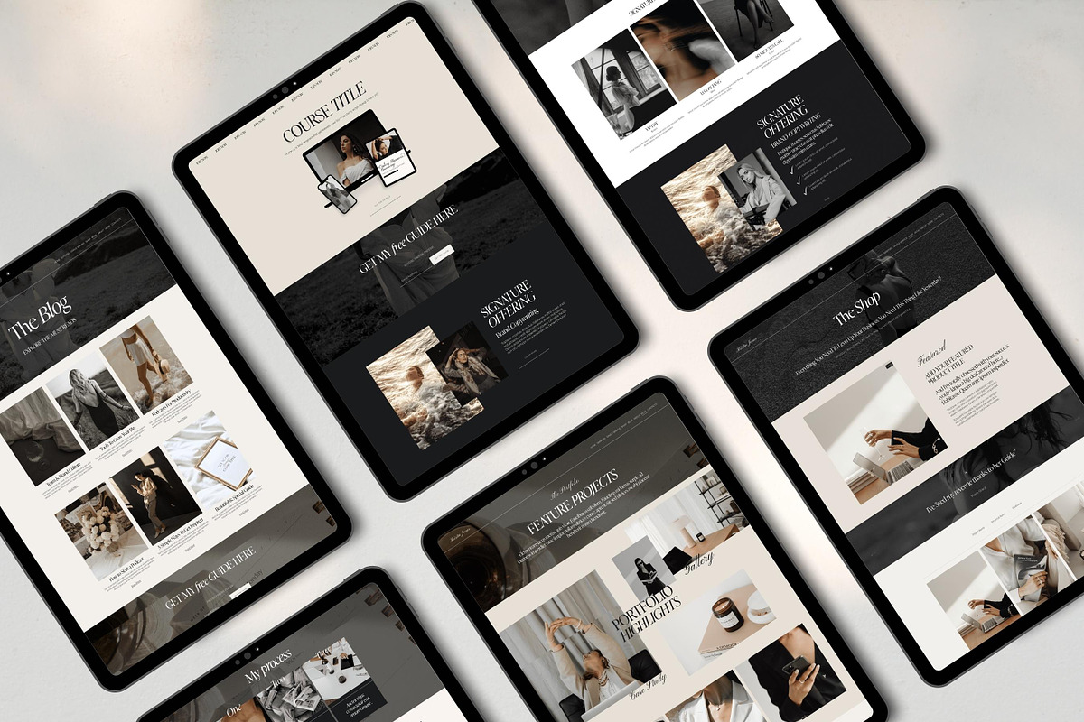 Squarespace Website Template coach, a Squarespace Template by Presentibox (Photo 6 of 11)