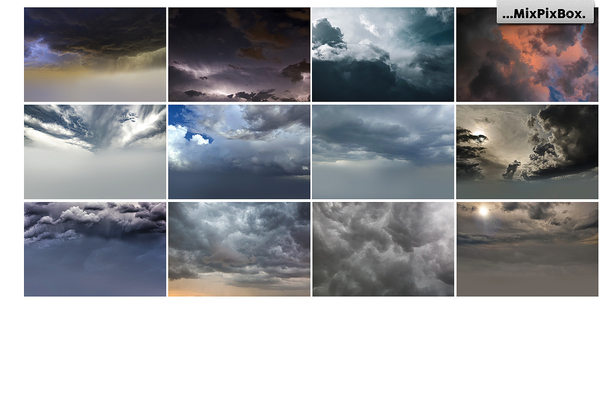 Stormy Sky Overlays preview 8