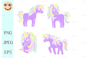 Purple Unicorn Set