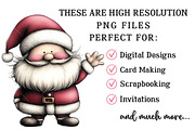 Whimsical Santa Claus Clipart, an Illustration by OK Design (Thumbnail 4 of 6)