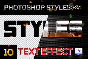 10 Creative Photoshop Styles V76