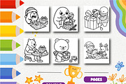 Christmas Gift Wrapping Coloring, a Seasonal Illustration by Design Zone (Thumbnail 4 of 5)