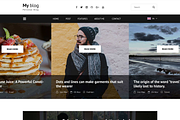 My Blog - Web Template PSD, a Templates & Theme by Themeix (Thumbnail 3 of 5)