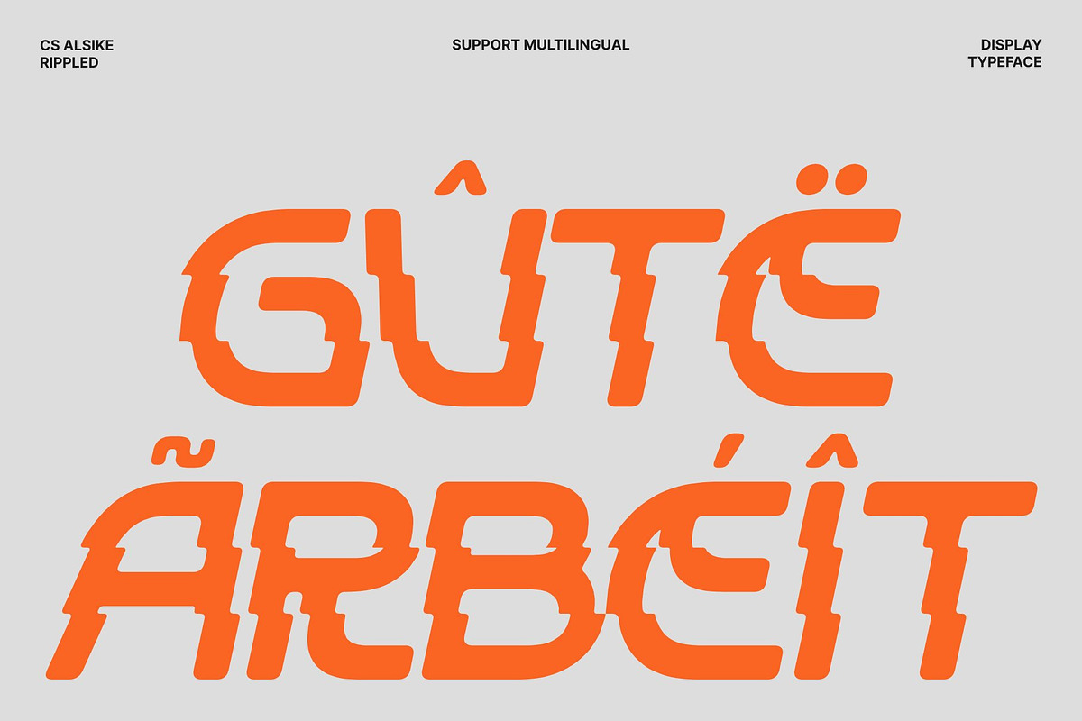 CS Alsike Rippled, a Sans Serif Font by Craft Supply Co. (Photo 7 of 8)