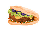 Sandwiches, toasts and burgers set, a Food Illustration by Good Studio (Thumbnail 6 of 21)