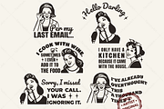 Funny Housewife Quotes SVG Sarcastic, a Graphic by TanchaArt (Thumbnail 1 of 13)