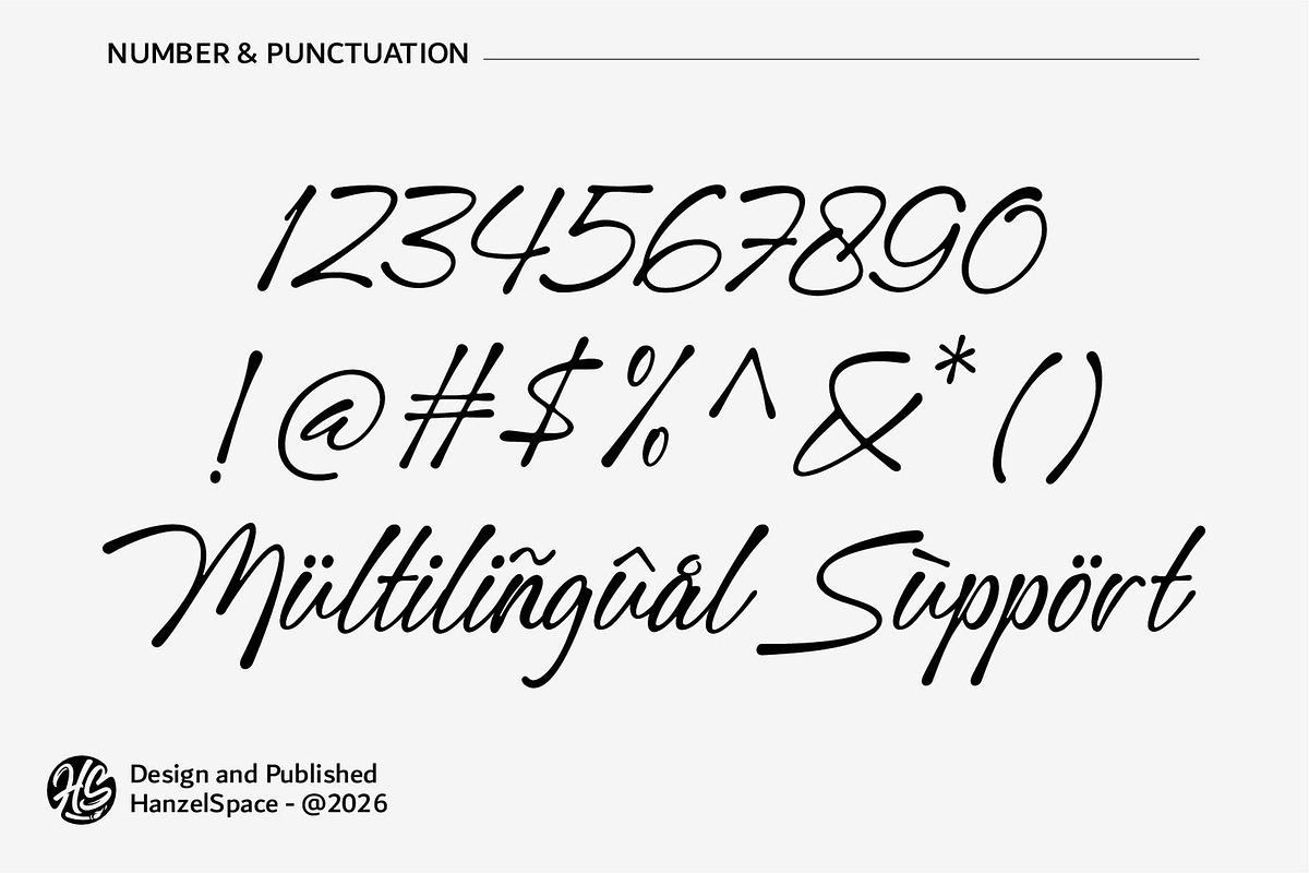 Nimbus Whale - Script Font, a Script Font by HanzelSpace Studio (Photo 15 of 15)