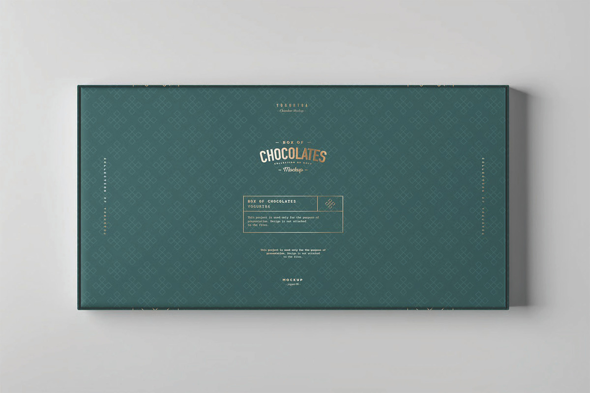 Box Of Chocolates Mockup, a Packaging Mockup by DesignRushMarket (Photo 4 of 8)
