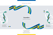 Sweden flag ribbon vector, a Templates & Theme by Simbos (Thumbnail 9 of 9)