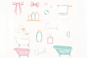 Digital Kit - Bath Time - Ducklings, an Illustration by Lolytop Studio (Thumbnail 3 of 5)