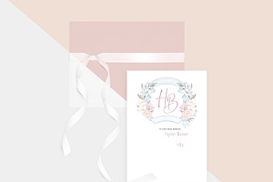 Customizable Card Mockup. Envelope