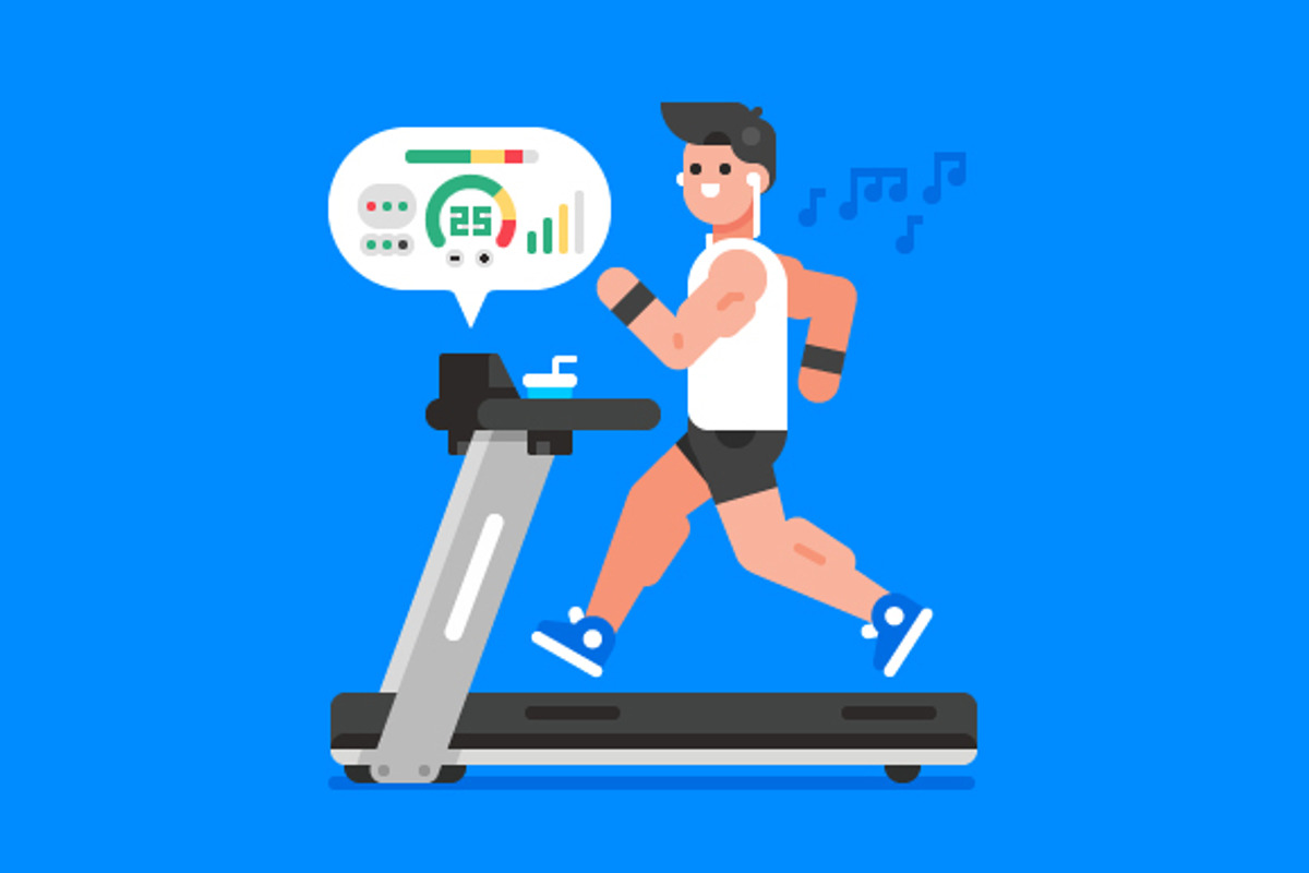 Running Man, a Person Illustration by JulyPluto
