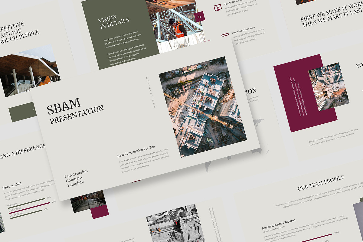 Sbam : Building Firm Powerpoint, a Presentation Template by Punkl Camp (Photo 1 of 16)