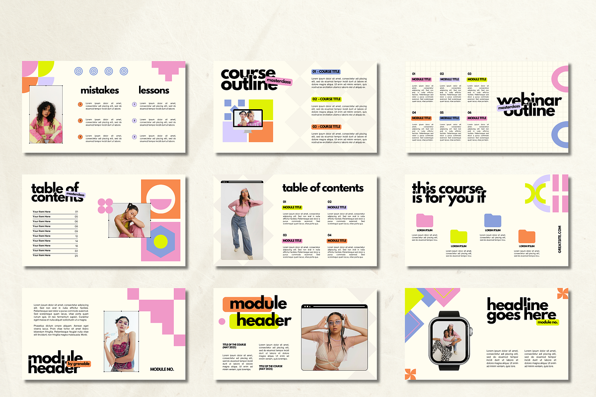 Slide Deck Masterclass Webinar, a Presentation Template by Branding Babe Co. (Photo 4 of 10)