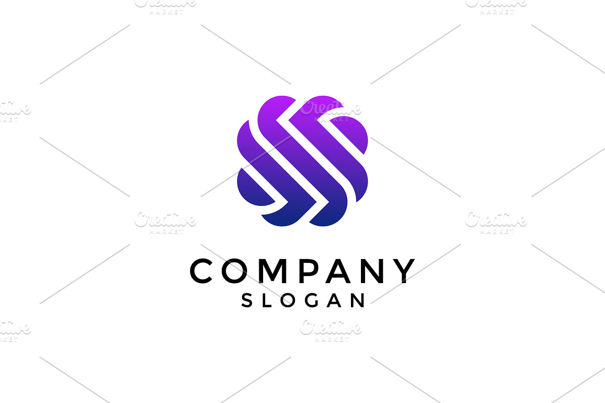 abstract S lettermark logo, a Branding & Logo Template by Rasagama Studio