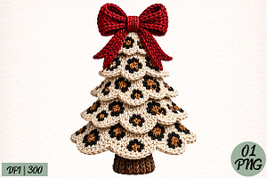 Leopard Christmas Tree PNG, a Transportation Illustration by Digital Artistic99