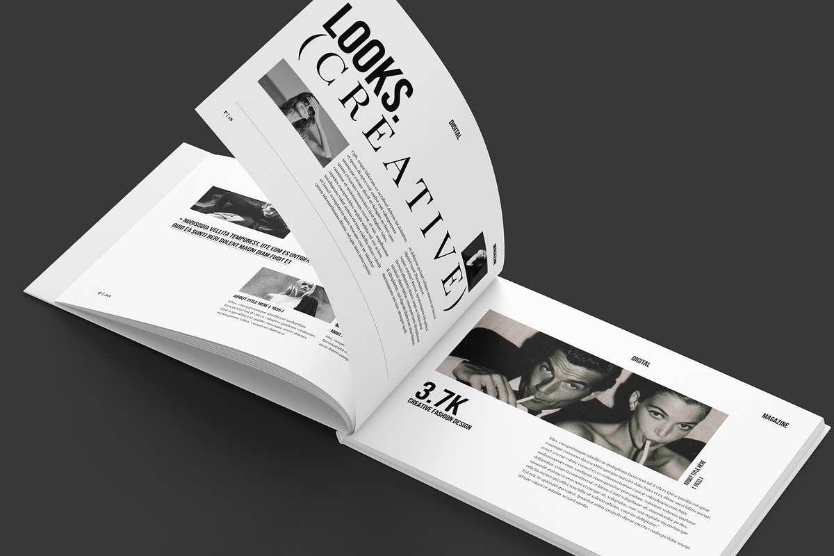 Digital Magazine Layout Landscape, a Magazine Template by NorthPeak (Photo 8 of 12)