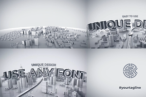 Zoom Out City Logo for Premiere Pro, a Templates & Theme by FlashFXbox