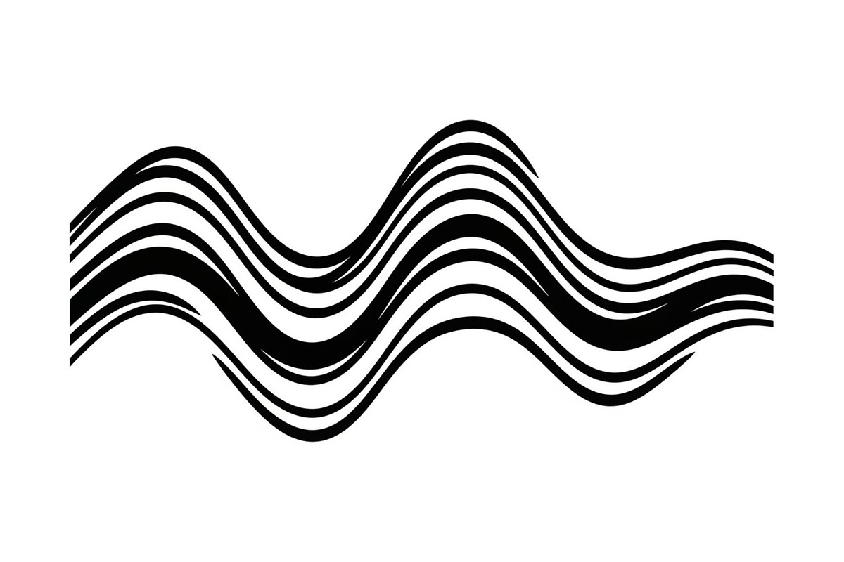 Abstract Wave Liquid Line Art, an Illustration by Gfx_Store (Photo 11 of 11)