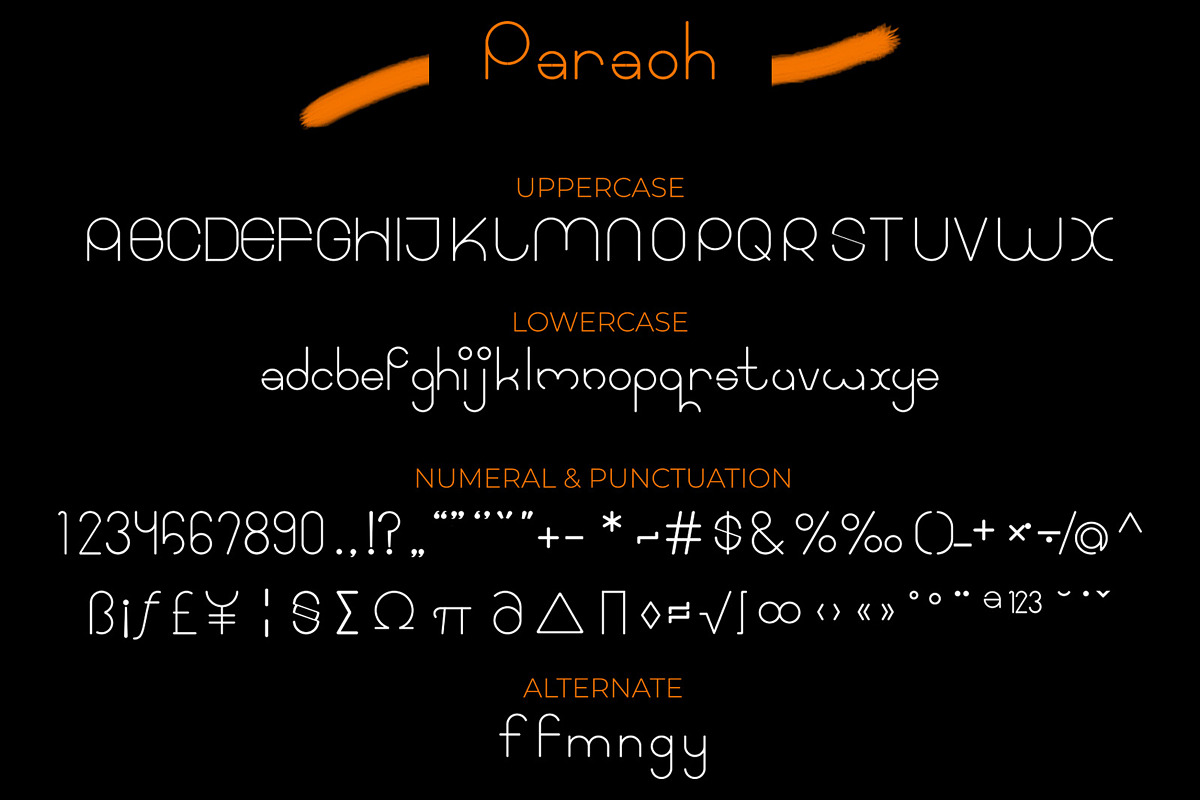 Paraoh - Classy San Serif Font, a Sans Serif Font by Inventype Studio (Photo 6 of 8)