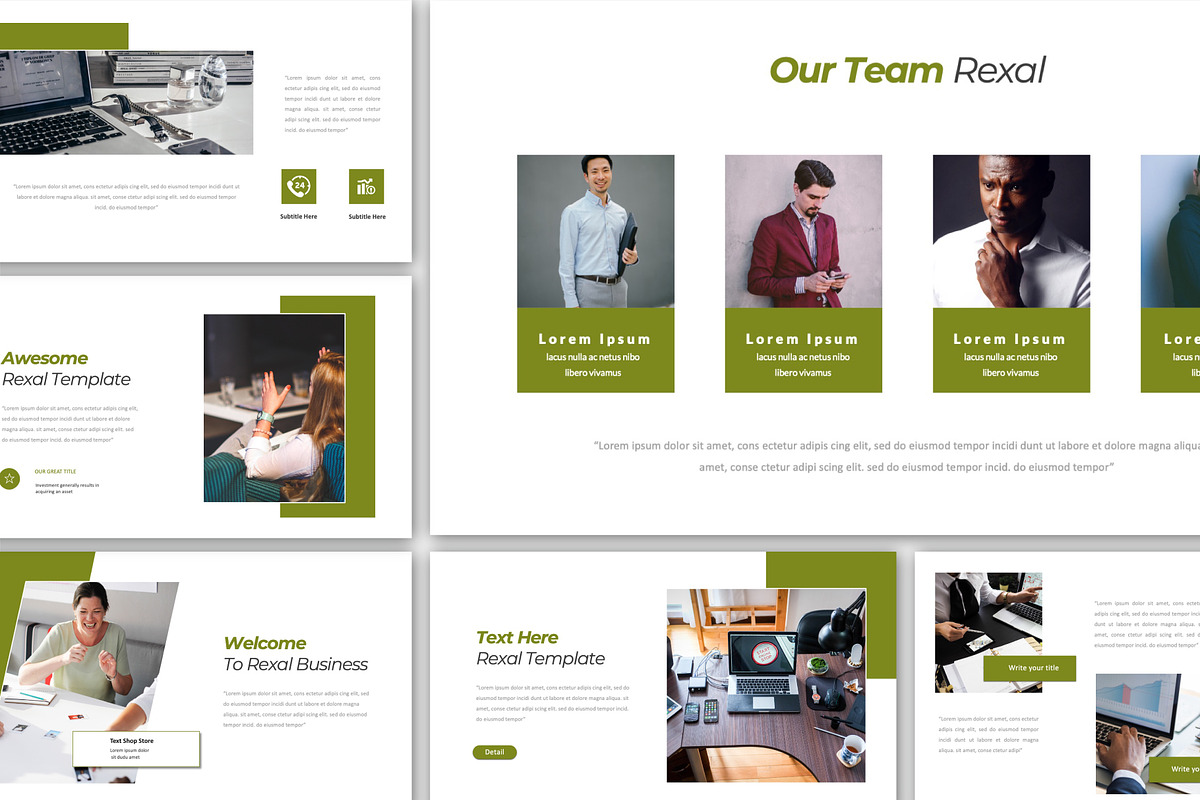 Rexal Business Powerpoint Template, a Presentation Template by Fortyone (Photo 2 of 5)