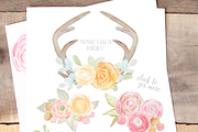 Watercolor Flowers Mega Pack, an Illustration by WeLivedHappilyEverAfter (Thumbnail 2 of 5)