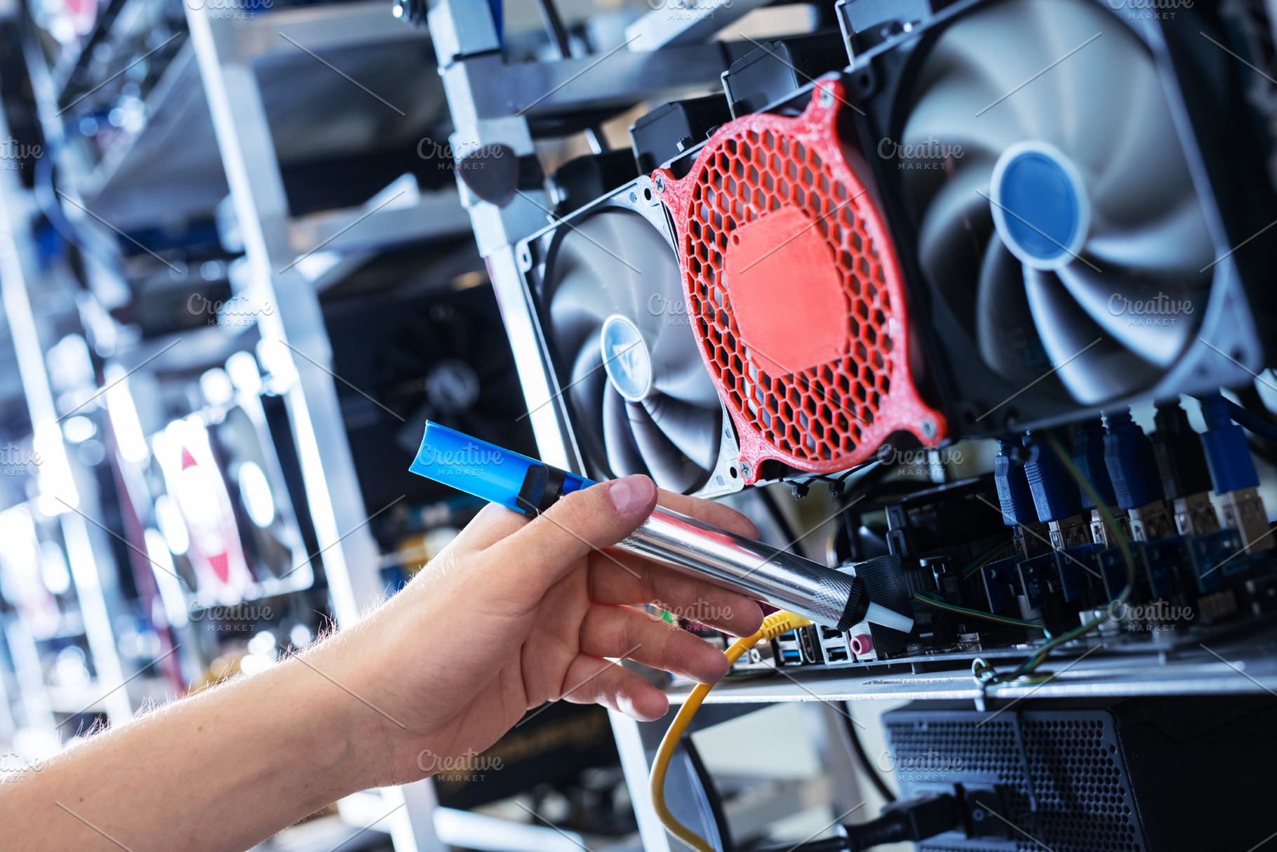 It engineer fixing computer server featuring engineer, it, and fix, a ...