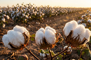 Cotton bolls in a cotton field, a Food & Drink Photo by Volff
