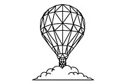 Hot Air Balloon Silhouette Bundle, an Object Illustration by Gaye Art (Thumbnail 30 of 31)