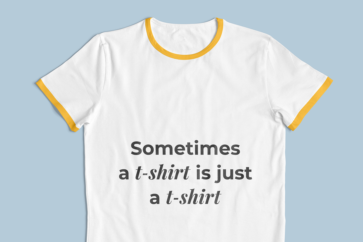 Customizable T-Shirt Mockups Pack, a Shirt Mockup by BULBFISH (Photo 9 of 13)