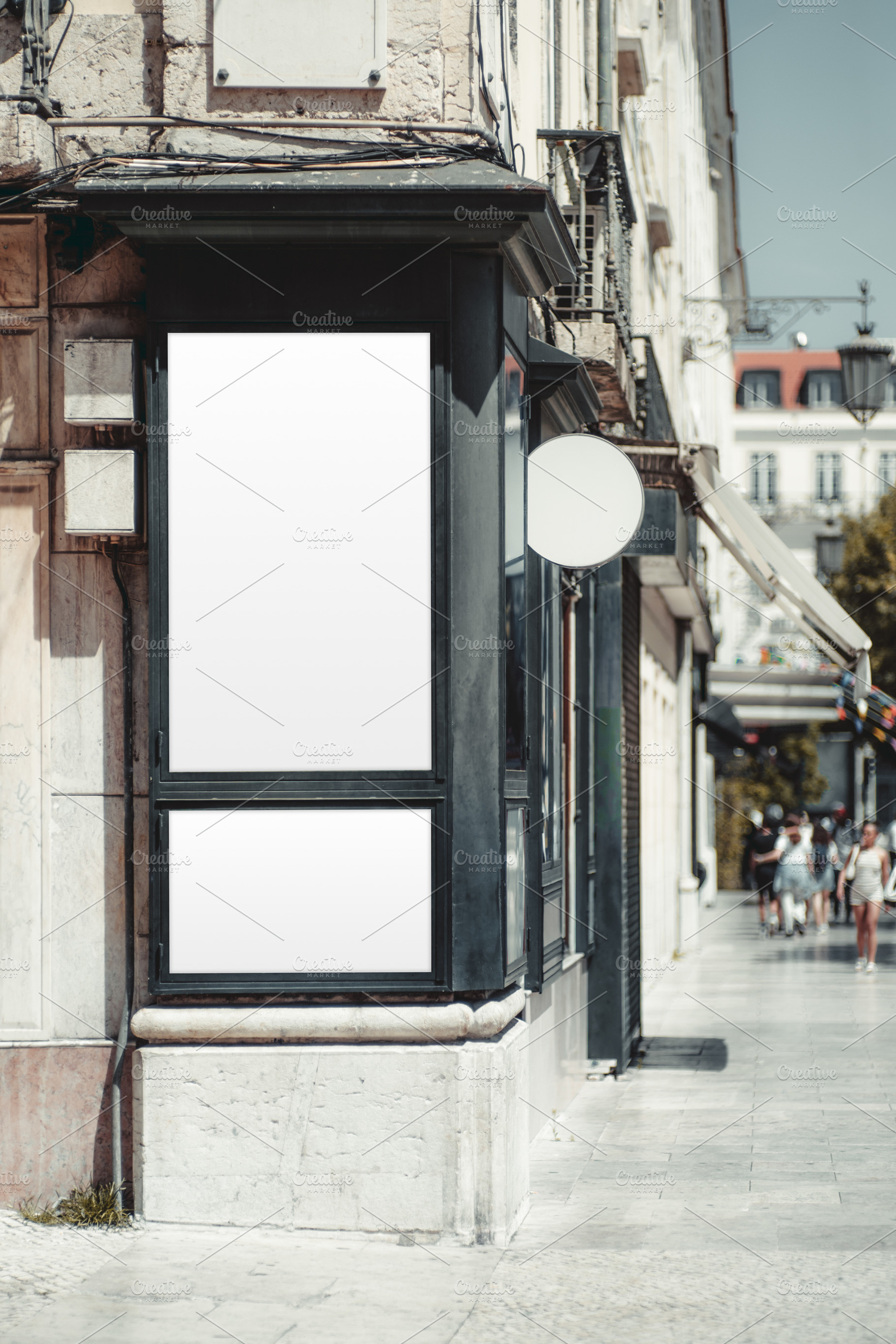 Blank Storefront Sign Mockup, a Business Photo by SkyNext