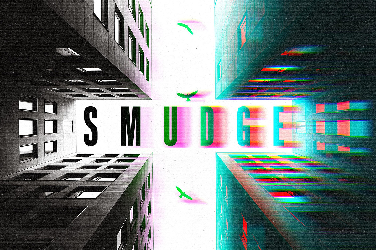 Smudged CRT Screen Photo Effect, a Layer Style Add-On by Design Squad (Photo 1 of 4)